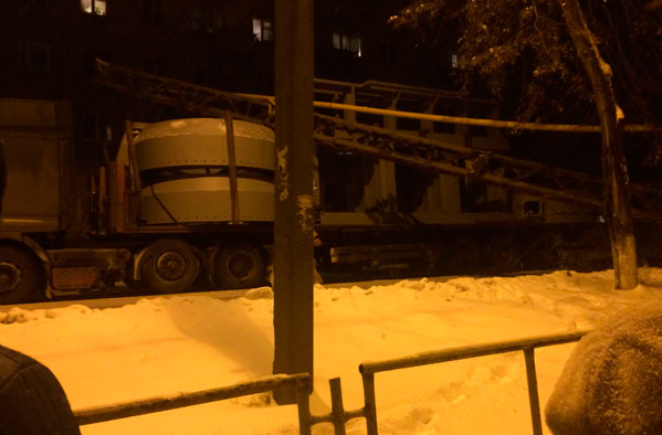 В Кыштыме фура порвала газопровод